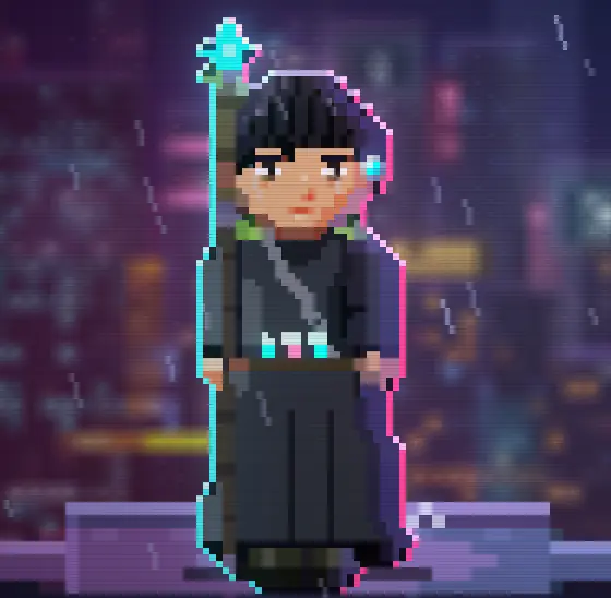 A Biohacker in the character creator