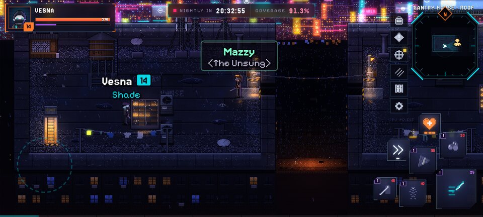The Gantry roof: Get out over the rooftops before the drones sweep the block.