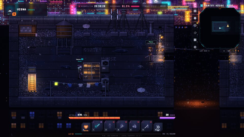The Gantry roof: Get out over the rooftops before the drones sweep the block.