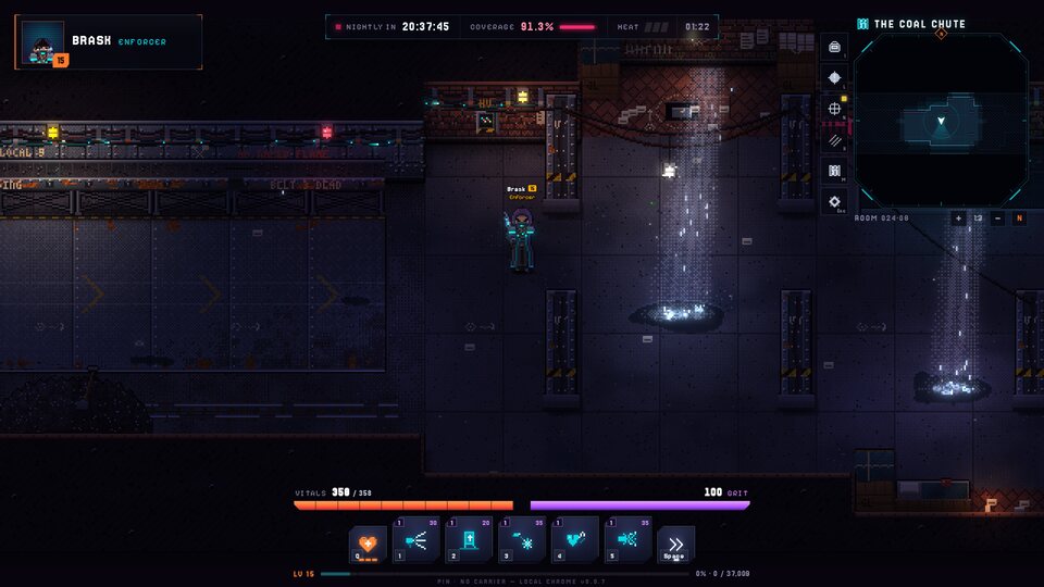 The Coal Chute: Under the city: the Coal Chute, where GLITCH can't see.