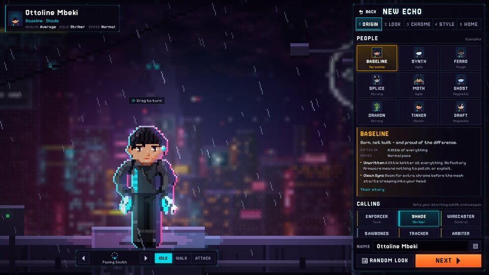 Character creator: Twelve callings, nine peoples, and every choice drawn on your hero.