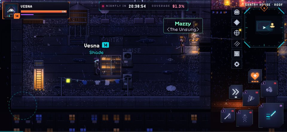 The Gantry roof: Get out over the rooftops before the drones sweep the block.