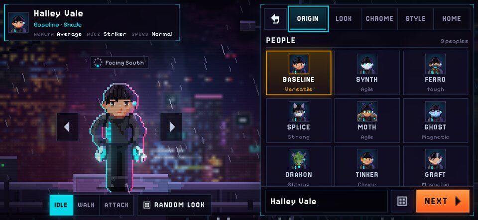 Character creator: Twelve callings, nine peoples, and every choice drawn on your hero.